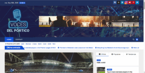 Voces del portico